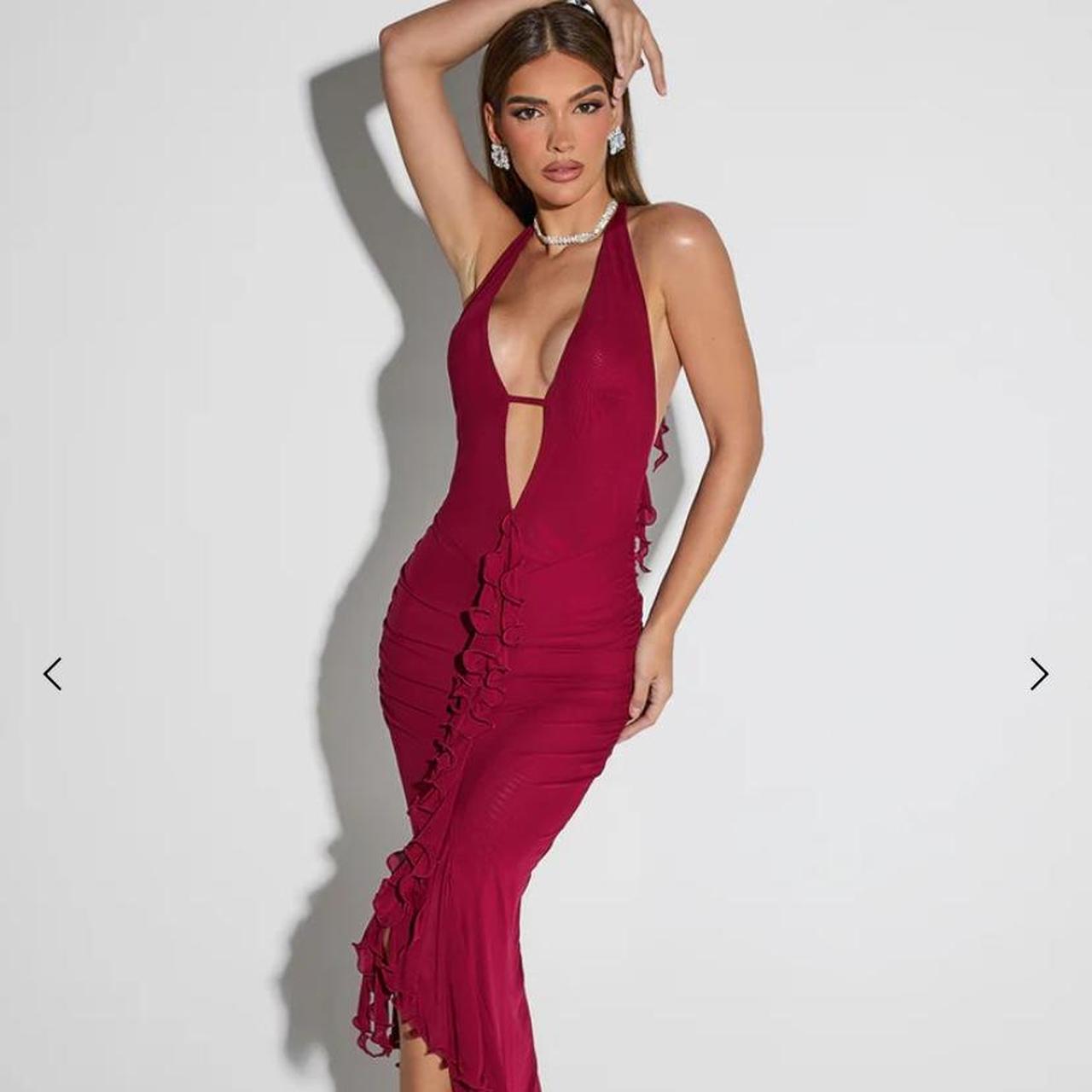 Murci Ruffled Midi Dress